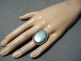 Spectacular Vintage Native American Navajo Royston Turquoise Sterling Silver Ring-Nativo Arts