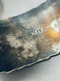 One Of The Most Detailed Vintage Native American Navajo Jungle Sterling Silver Bracelet-Nativo Arts