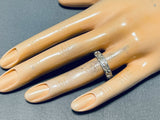 Important Vintage Native American Navajo Ray Tracey Sterling Silver Ring-Nativo Arts