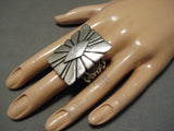 Amazing Vintage Navajo Sterling Silver Native American Arrows Ring-Nativo Arts