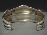 Detailed!! Intricate Native American Navajo Sterling Silver Memory Bracelet-Nativo Arts