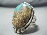 Marvelous Vintage Native American Navajo Royston Turquoise Sterling Silver Ring-Nativo Arts