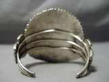 Important Vintage Native American Navajo Larry Moses Begay Turquoise Sterling Silver Bracelet-Nativo Arts