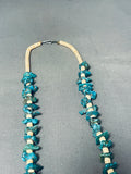 Native American Marvelous Vintage Santo Domingo Turquoise Shell Heishi Necklace-Nativo Arts