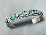 Gorgeous Vintage Native American Navajo Royston Turquoise Sterling Silver Bracelet-Nativo Arts