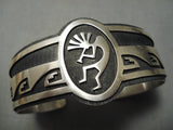 Important Vintage Native American Hopi Elgene Sehongva Sterling Silver Quality Bracleet-Nativo Arts