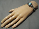 Important Vintage Native American Navajo Kirk Smith Turquoise Sterling Silver Bracelet-Nativo Arts