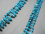 Magnificent Vintage Navajo Turquoise Necklace Native American Old-Nativo Arts