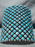 One Of The Best Ever Native American Navajo Turquoise Sterling Silver Bracelet-Nativo Arts