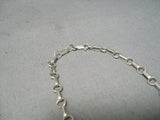 Native American Rare Vintage Santo Domingo Petroglyph Sterling Silver Necklace-Nativo Arts