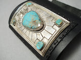 Quality Vintage Native American Navajo Royston Turquoise Sterling Silver Ketoh Bracelet-Nativo Arts
