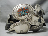 Best Vintage Native American Navajo Tommy Jackson Turquoise Sterling Silver Concho Belt-Nativo Arts