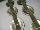 Very Important Early 1900's Vintage Native American Navajo Coin Silver Concho Belt Old-Nativo Arts