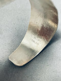 Completely Hand Tooled Vintage Native American Navajo Sterling Silver Feather Bracelet-Nativo Arts