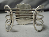 Impressive Vintage Native American Navajo Silver Garden Sterling Bracelet Cuff-Nativo Arts