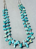 Traditional Vintage Native American Navajo Turquoise Heishi Necklace-Nativo Arts