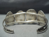 Tremendous Vintage Native American Navajo Carico Lake Turquoise Sterling Silver Bracelet-Nativo Arts