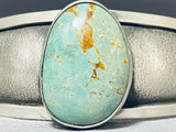 Unique Vintage Native American Navajo Royston Turquoise Sterling Silver Bracelet-Nativo Arts
