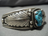 Tremendous Vintage Native American Navajo Betty Edmunds Sterling Silver Bracelet Old Cuff-Nativo Arts