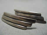 Native American Important Dave Dear Vintage Cherokee Sterling Silver Bracelet Earrings Ring-Nativo Arts