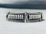 Tom Charley Vintage Native American Navajo Sterling Silver Bracelet-Nativo Arts