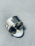 Rare #8 Turquoise Native American Sterling Silver Ring-Nativo Arts