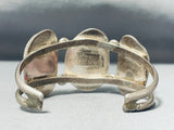Chumnky Nugget Signed Vintage Native American Navajo Sterling Silver Bracelet-Nativo Arts