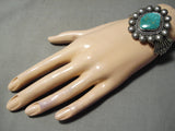 Amazing Vintage Native American Navajo Royston Turquoise Sterling Silver Bracelet-Nativo Arts