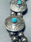 Tremendous Vintage Hopi/ Navajo Turquoise Sterling Silver Necklace-Nativo Arts