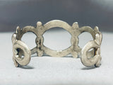 Window Rock Outstanding Vintage Native American Navajo Sterling Silver Bracelet-Nativo Arts