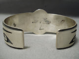 Important Vintage Native American Hopi Elgene Sehongva Sterling Silver Quality Bracleet-Nativo Arts