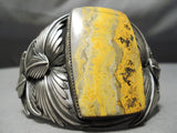 One Of The Craziest Bumble Bee Sterling Silver Jade Native American Bracelet-Nativo Arts