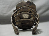One Of Best Craziest Vintage Native American Navajo Royston Turquoise Sterling Silver Bracelet-Nativo Arts