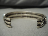 Quality Howie Begay Vintage Native American Navajo Turquoise Sterling Silver Bracelet Cuff-Nativo Arts