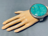 One Of Ther Biggest Native American Navajo Royston Turquoise Sterling Silver Bracelet-Nativo Arts