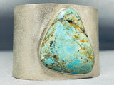 Magnificent Native American Navajo Royston Turquoise Sterling Silver Bracelet-Nativo Arts