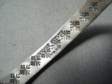 Important Sunny Reeves Vintage Native American Navajo Sterling Silver Bracelet-Nativo Arts