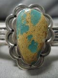 Quality Vintage Native American Navajo Royston Turquoise Sterling Silver Bracelet Cuff-Nativo Arts