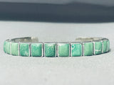 Important Federico Jimenez Turquoise Sterling Silver Bracelet-Nativo Arts
