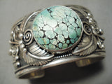 Native American Important Vintage Francisco Gomez Spiderweb Turquoise Sterling Silver Bracelet-Nativo Arts