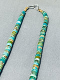 Native American Rare Vintage Santo Domingo Royston Turquoise Jet Necklace-Nativo Arts