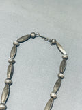 Astonishing Vintage Native American Navajo Bisbee Turquoise Sterling Silver Necklace-Nativo Arts