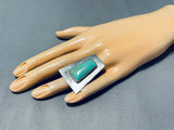 Jake Francosa San Felipe Royston Turquoise Sterling Silver Ring-Nativo Arts