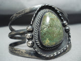 Stunning Vintage Native American Navajo Royston Turquoise Sterling Silver Bracelet-Nativo Arts