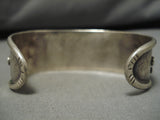 Impressive Vintage Native American Navajo Royston Turquoise Sterling Silver Bracelet-Nativo Arts