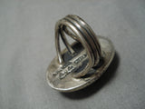 Important Vintage Native American Navajo Domed Sterling Silver Orville Tsinnie Ring-Nativo Arts