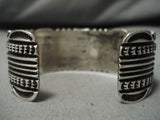 Important Gary Reeves Sterling Silver Navajo Native American Bracelet-Nativo Arts