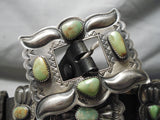 Important Vintage Native American Navajo Royston Turquoise Sterling Silver Concho Belt Old-Nativo Arts