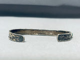 Very Old Vintage Native American Navajo Blue Green Turquoise Sterling Silver Bracelet-Nativo Arts