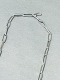 Native American Important Vintage Ben Begaye (d.) Sterling Silver Feather Necklace-Nativo Arts